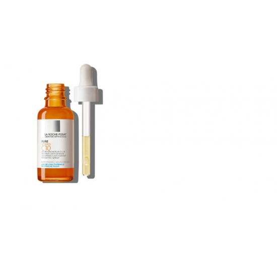 Витамин Ц 10 обновяващ серум за лице 30мл ПЮР ЛА РОШ ПОЗЕ | LA ROCHE-POSAY Pure Vitamin C10 renewing serum 30ml