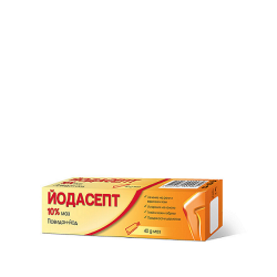 ЙОДАСЕПТ 10% маз 40гр. | JODASEPT 10% ointment 40g