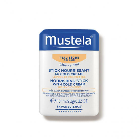 МУСТЕЛА ХИДРА Подхранващ стик с колд крем 9,2гр | MUSTELA HYDRA Nourishing Stick with cold cream 9.2g