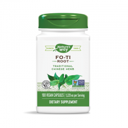 ФО-ТИ (КОРЕН) 610мг капсули 100 бр. НЕЙЧЪР‘С УЕЙ | FO-TI (ROOT) 610mg veg. caps 100s NATURE'S WAY