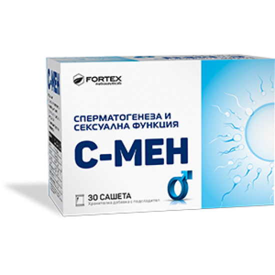 С-МЕН 30бр. сашета ФОРТЕКС | S-MEN 30s sachets FORTEX