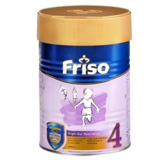 ФРИЗО 4 Адаптирано мляко за малки деца 4г+ 400гр | FRISO 4 Growing up milk 4g+ 400g