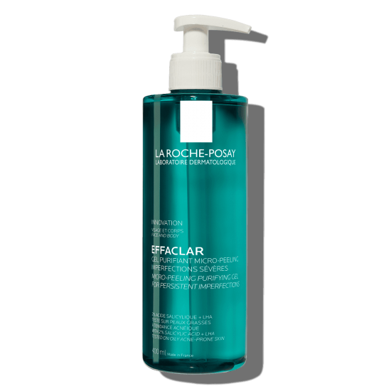 ЛА РОШ ПОЗЕ ЕФАКЛАР Почистващ микропилинг гел 400мл | LA ROCHE-POSAY EFFACLAR Gel purifiant micro-peeling 400ml