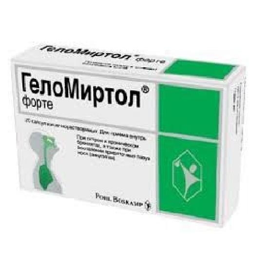 ГЕЛОМИРТОЛ ФОРТЕ 300мг. стомашно-устойчиви капсули 10бр. | GELOMYRTOL FORTE 300mg gastro-resistant capsules 10s