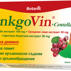 ГИНКОВИН + ЦЕНТЕЛА таблетки 30бр. БОТАНИК | GINKOVIN + CENTELLA tablets 30s BOTANIC