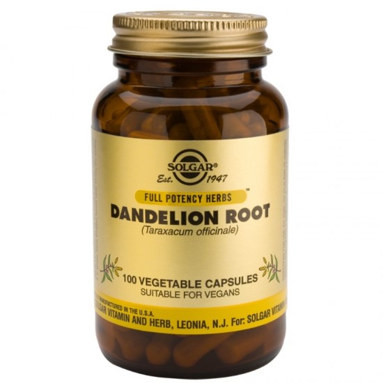 КОРЕН ОТ ГЛУХАРЧЕ растителни капсули 100 бр. СОЛГАР | DANDELION ROOT vegetable caps 100 s. SOLGAR