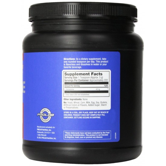 ГЛУТАМИН НА ПРАХ 1000мг ПРОЛАБ | GLUTAMINE POWDER 1000mg PROLAB