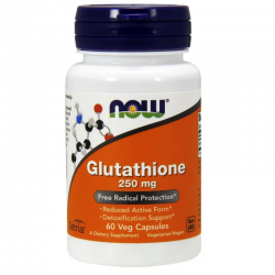 ГЛУТАТИОН 250мг капсули 60 бр. НАУ ФУУДС | GLUTATHIONE 250mg caps 60s NOW FOODS
