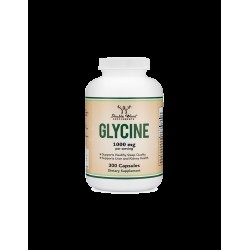 ГЛИЦИН 500мг капсули x 300 бр Дабъл Ууд | GLYCINE caps x 300 s Double Wood
