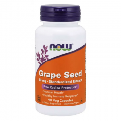 АНТИОКСИДАНТ ОТ ГРОЗДОВО СЕМЕ 60мг капсули 90 бр. НАУ ФУУДС | GRAPE SEED ANTIOXIDANT 60mg caps 90s NOW FOODS