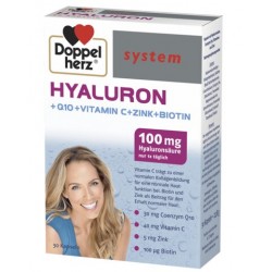 ХИАЛУРОН 30 капсули ДОПЕЛХЕРЦ СИСТЕМ | HYALURON 30 caps DOPPELHERZ SYSTEM