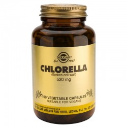 ХЛОРЕЛА растителни капсули 100 бр. СОЛГАР | CHLORELLA veg.caps 100s SOLGAR