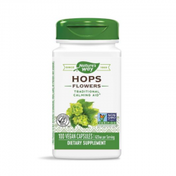 ХМЕЛ (ЦВЕТОВЕ, ШИШАРКИ) 310мг капсули 100 бр. НЕЙЧЪР‘С УЕЙ | HOPS (FLOWERS) 310mg veg. caps 100s NATURE'S WAY