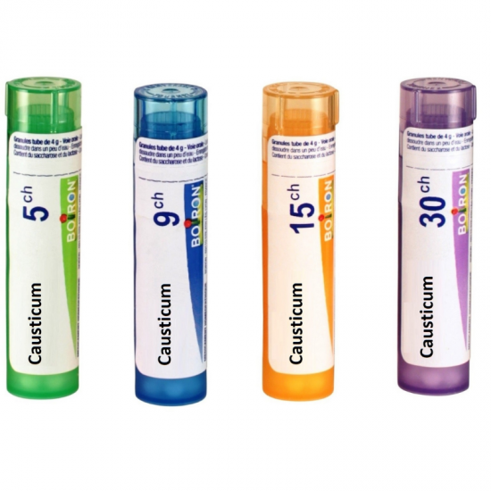 КАУСТИКУМ 9CH, 15CH, 30CH гранули 4гр. БОАРОН | CAUSTICUM 9CH, 15CH, 30CH pillules 4g BOIRON