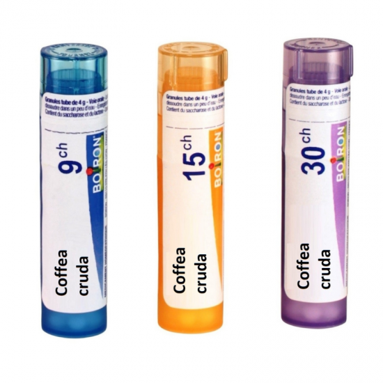 КОФЕА КРУДА 9CH, 15CH, 30CH гранули 4гр. БОАРОН | COFFEA CRUDA 9CH, 15CH, 30CH pillules 4g BOIRON