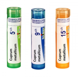 КУПРУМ МЕТАЛИКУМ 5CH, 9CH, 15CH гранули 4гр. БОАРОН | CUPRUM METALLICUM 5CH, 9CH, 15CH pillules 4g BOIRON