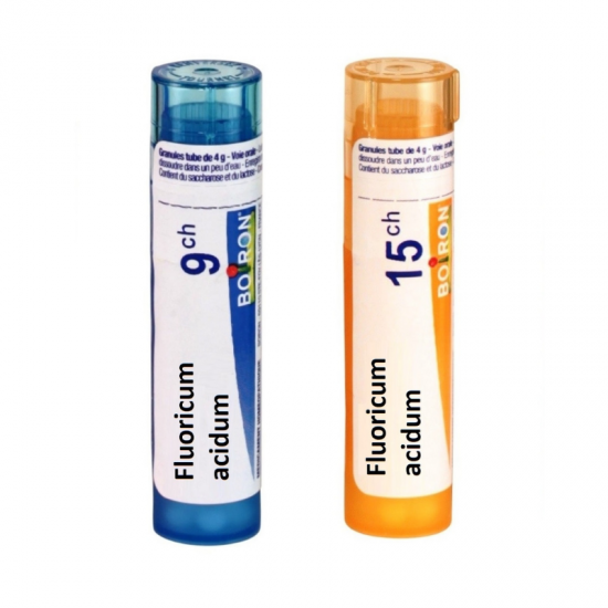 ФЛУОРИКУМ АЦИДУМ 9CH, 15CH гранули 4гр. БОАРОН | FLUORICUM ACIDUM 9CH, 15CH pillules 4g BOIRON