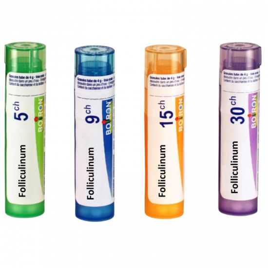 ФОЛИКУЛИНУМ 5CH, 9CH, 15CH, 30CH гранули 4гр. БОАРОН | FOLLICULINUM 5CH, 9CH, 15CH, 30CH pillules 4g BOIRON