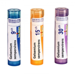 ГЕЛСЕМИУМ СЕМПЕРВИРЕНС 9CH, 15CH, 30CH гранули 4гр. БОАРОН | GELSEMIUM SEMPERVIRENS 9CH, 15CH, 30CH pillules 4g BOIRON