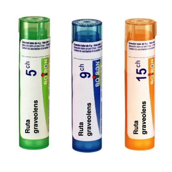 РУТА ГРАВЕОЛЕНС 5CH, 9CH, 15CH гранули 4гр. БОАРОН | RUTA GRAVEOLENS 5CH, 9CH, 15CH pillules 4g BOIRON