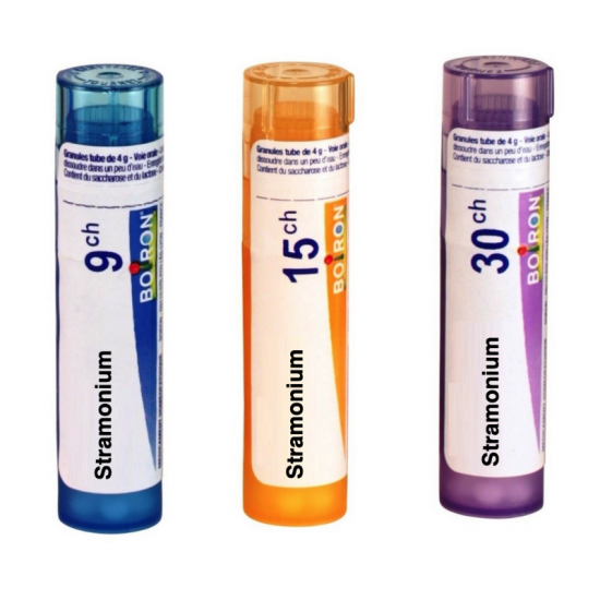 СТРАМОНИУМ 9CH, 15CH, 30CH гранули 4гр. БОАРОН | STRAMONIUM 9CH, 15CH, 30CH pillules 4g BOIRON