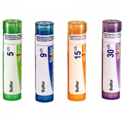 СУЛФУР 9CH, 15CH, 30CH гранули 4гр. БОАРОН | SULFUR 9CH, 15CH, 30CH pillules 4g BOIRON