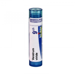 ВЕРАТРУМ ВИРИДЕ 9CH гранули 4гр. БОАРОН | VERATRUM VIRIDE 9CH pillules 4g BOIRON