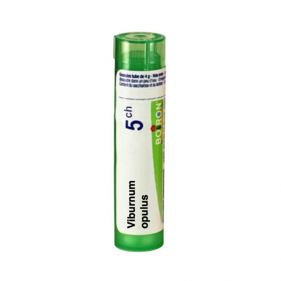 ВИБУРНУМ ОПУЛУС 5CH гранули 4гр. БОАРОН | VIBURNUM OPULUS 5CH pillules 4g BOIRON