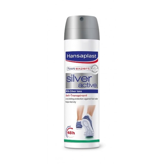 ХАНЗАПЛАСТ СИЛВЪР АКТИВ Спрей за крака 150мл | HANSAPLAST SILVER ACTIVE Spray foot 150ml