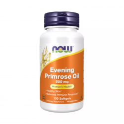 МАСЛО ОТ ВЕЧЕРНА ИГЛИКА 500мг меки капсули 100 бр. НАУ ФУУДС | EVENING PRIMROSE OIL 500mg softgels 100s NOW FOODS