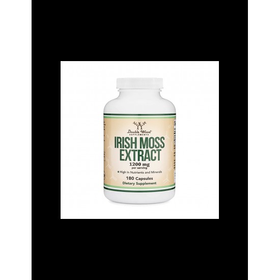 Червени водорасли (ирландски мъх) капсули x 180 бр Дабъл Ууд | Irish sea moss caps x 180 s Double Wood