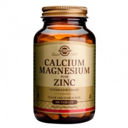 КАЛЦИЙ МАГНЕЗИЙ ЦИНК таблетки 100бр СОЛГАР | CALCIUM MAGNESIUM ZINC tabs. 100s SOLGAR