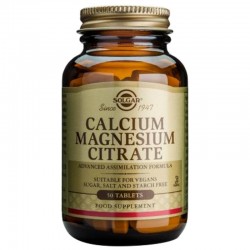 КАЛЦИЙ МАГНЕЗИЕВ ЦИТРАТ таблетки 50бр СОЛГАР | CALCIUM MAGNESIUM CITRATE tabs. 50s SOLGAR