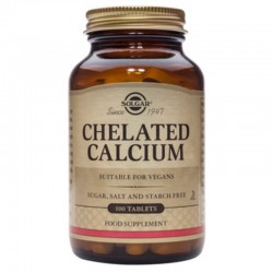 ХЕЛАТИРАН КАЛЦИЙ 167мг таб. 100бр СОЛГАР | CHELATED CALCIUM 167mg 100s SOLGAR