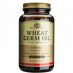 МАСЛО ОТ ПШЕНИЧНИ КЪЛНОВЕ 1130мг меки капсули 100бр. СОЛГАР | WHEAT GERM OIL 1130mg softgels 100s SOLGAR