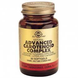 ПОДОБРЕН КАРОТЕНОИДЕН КОМПЛЕКС меки капсули 30бр. СОЛГАР | ADVANCED CAROTENOID COMPLEX softgels 30s SOLGAR