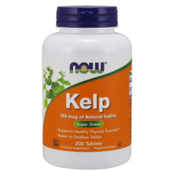 КЕЛП (ЙОД) 150 мкг 200 табл. НАУ ФУУДС | KELP (IODINUM) 150mcg 200 tabs NOW FOODS