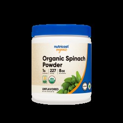 Спанак Органик x 227 гр прах НУТРИКОСТ | Organic Spinach Powder x 227 g NUTRICOST