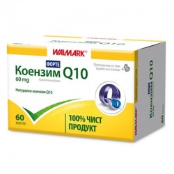 КОЕНЗИМ Q10 60мг капсули 30бр. ВАЛМАРК | COENZYME Q10 60mg caps 30s WALMARK