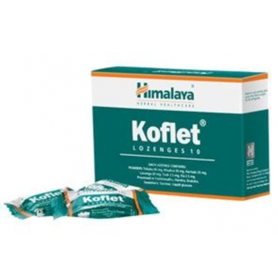 КОФЛЕТ При кашлица, бонбони 10бр ХИМАЛАЯ | KOFLET For coagh, candies 10s HIMALAYA