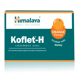 КОФЛЕТ С пчелен мед и вкус на портокал, бонбони 12бр ХИМАЛАЯ | KOFLET With honey and orange flavour, candies 12s HIMALAYA