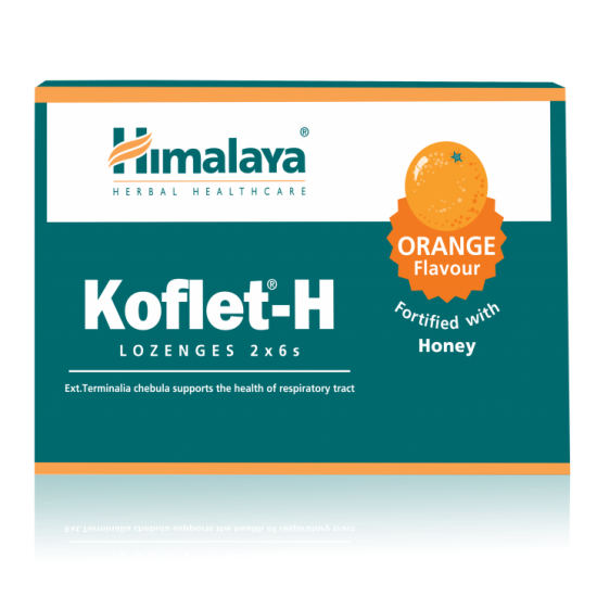 КОФЛЕТ С пчелен мед и вкус на портокал, бонбони 12бр ХИМАЛАЯ | KOFLET With honey and orange flavour, candies 12s HIMALAYA