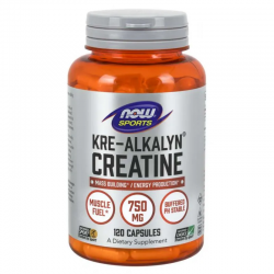 КРЕ-АЛКАЛИН 750мг капсули 120 бр. НАУ ФУУДС | KRE-ALKALYN 750mg caps 120s NOW FOODS