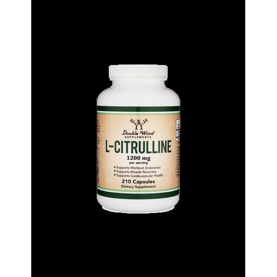 Л-цитрулин капсули x 210 бр Дабъл Ууд | L-citrulline caps x 210 s Double Wood