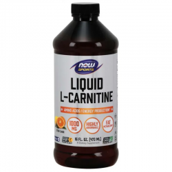 Л-КАРНИТИН ТЕЧЕН ЦИТРУС 465мл - 31 дози НАУ ФУУДС | L-CARNITINE LIQUID CITRUS 465 ml - 31 doses NOW FOODS