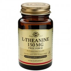 Л-ТЕАНИН 150мг капсули 30бр СОЛГАР | L-THEANINE 150mg veg.caps 30s SOLGAR