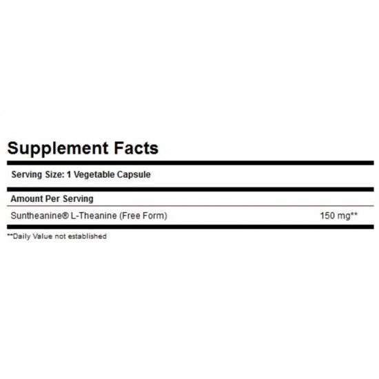 Л-ТЕАНИН 150мг капсули 30бр СОЛГАР | L-THEANINE 150mg veg.caps 30s SOLGAR