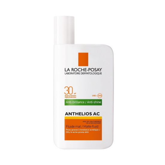 ЛА РОШ ПОЗЕ АНТЕЛИОС AC Слънцезащитен матиращ флуид SPF30 50мл | LA ROCHE-POSAY ANTHELIOS AC Anti-shine matte fluid SPF30 50ml
