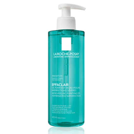 ЛА РОШ ПОЗЕ ЕФАКЛАР Почистващ микропилинг гел 400мл | LA ROCHE-POSAY EFFACLAR Gel purifiant micro-peeling 400ml