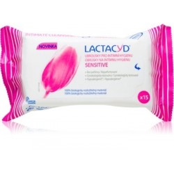 ЛАКТАЦИД Мокри кърпи за интимна хигиена СЕНЗИТИВ 15бр | LACTACYD SENSITIVE Intimate wipes 15s